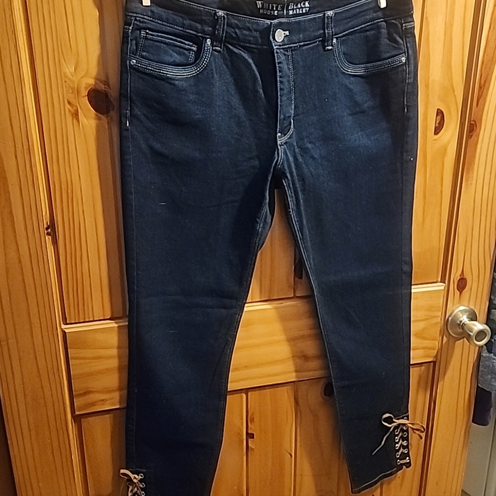 White House Black Market Dark Skinny Jeans